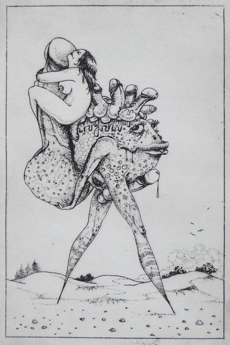 Hans Kanters: erotic etching
