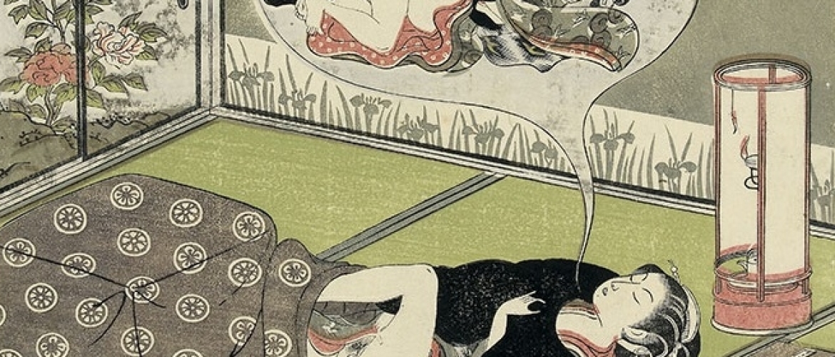 The Voluptuous Dream Scenes by Ukiyo-e Masters Harunobu & Koryusai