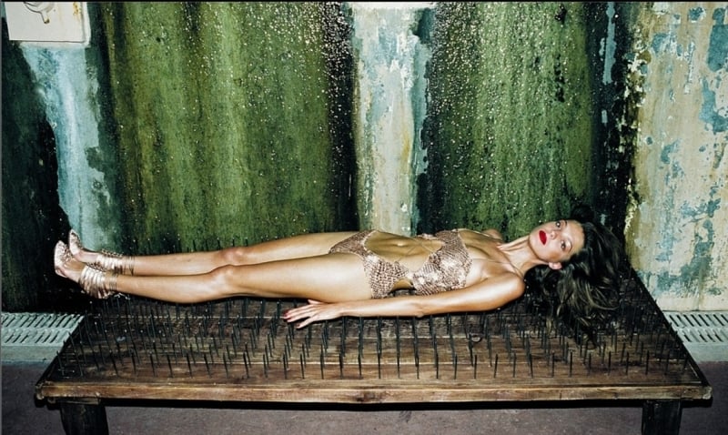 Helmut Newton, Daria Werbowy for American Vogue, Monaco 2003