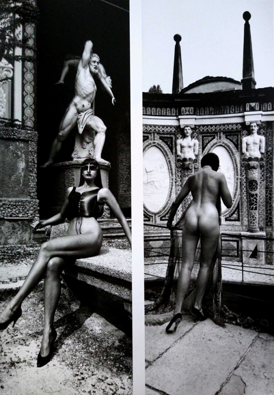 Helmut Newton Panoramic Nude, Lake Como