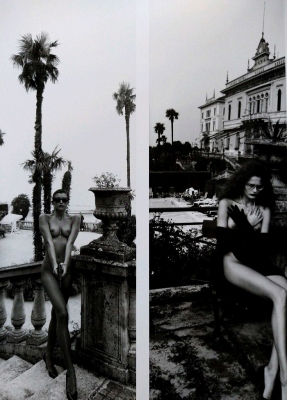 Helmut Newton  Panoramic Nude, Lake Como