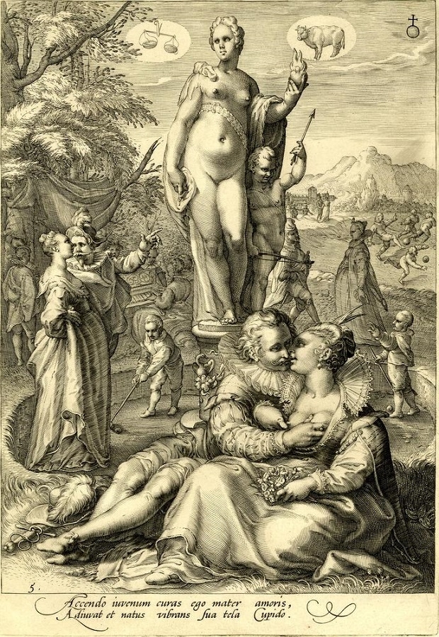 Hendrick Goltzius Five Senses,” Touch