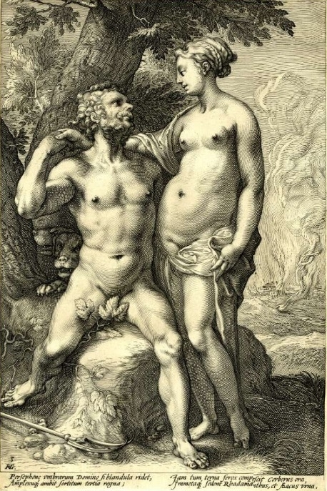 Hendrick Goltzius Pluto and Proserpine