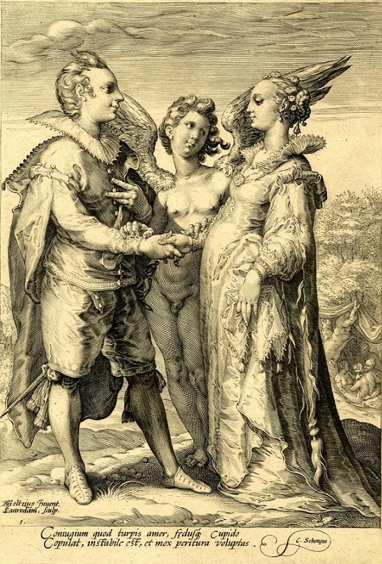 Hendrick Goltzius Three Kinds of Marriages