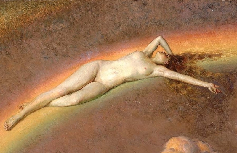 Henry Mosler, The Spirit of the Rainbow, 1912-19. (detail)
