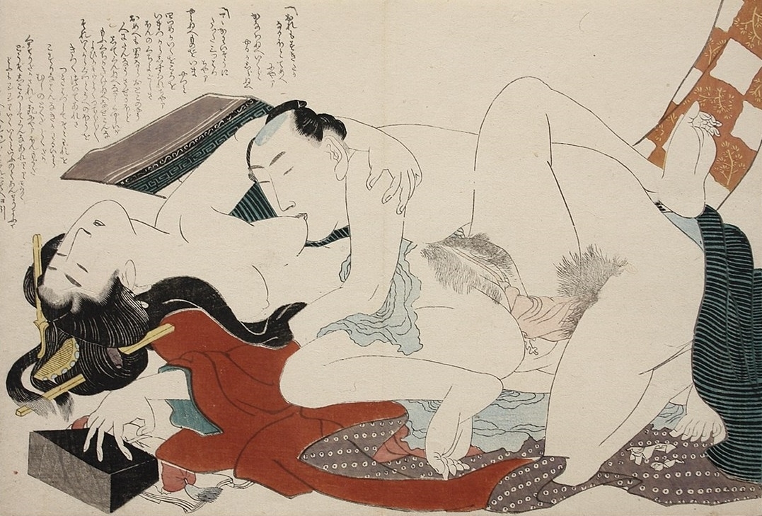 Hokusai nipple sucking