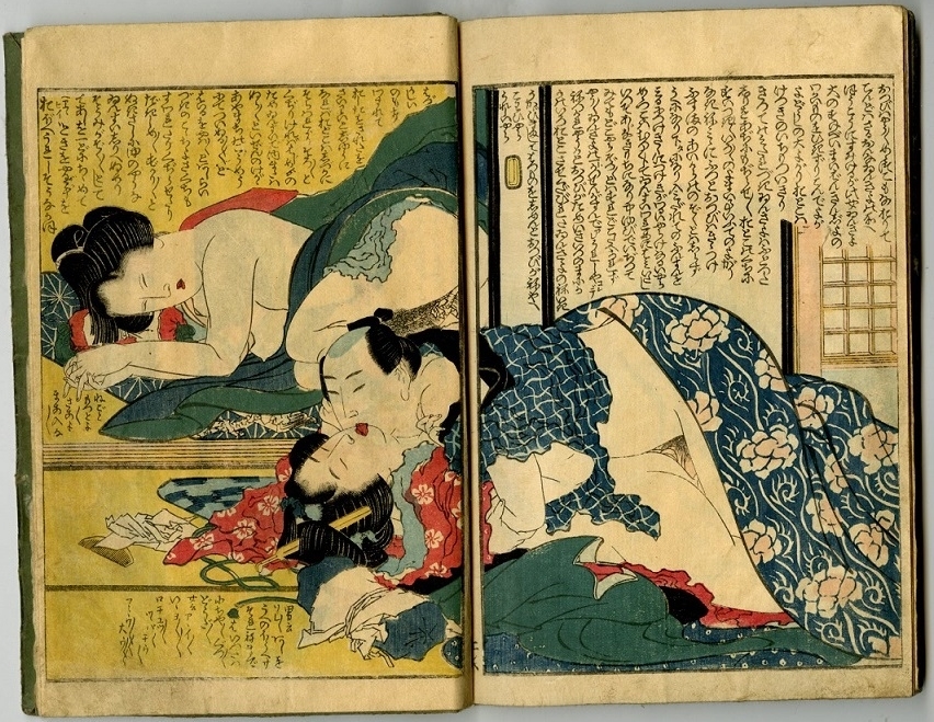 Hokusai shunga art Hokusai shunga art