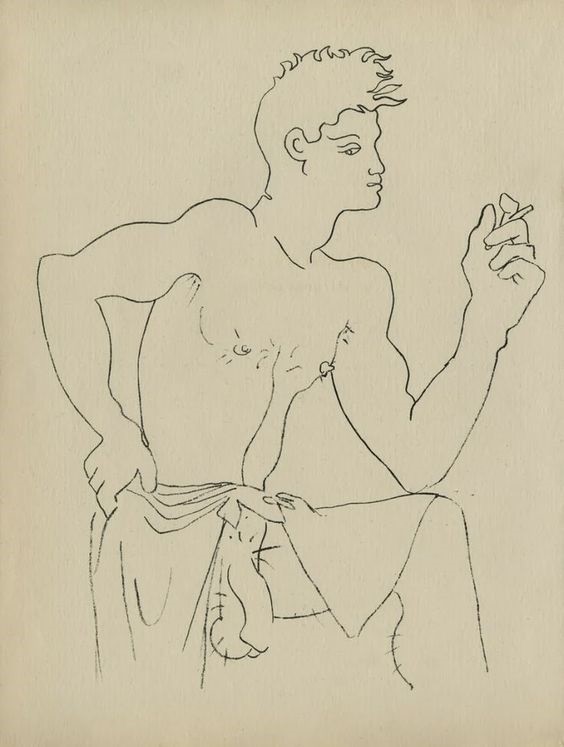 Cocteau erotic jean drawings Erotica: Drawings