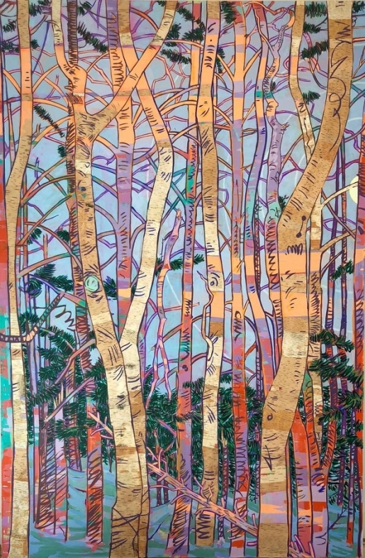 Hope Gangloff Birch Stand South of Cheney Cabin