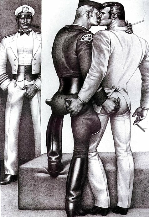 horny cop and sailor Tom of Finland