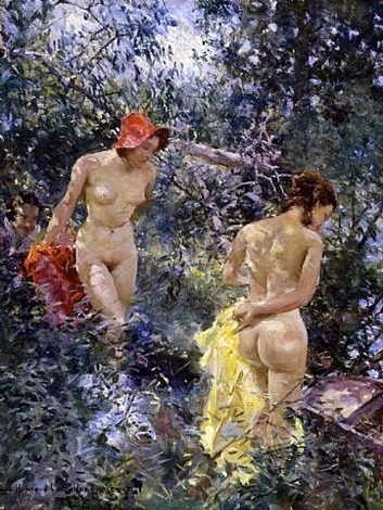 Howard Chandler Christy Bathing nudes