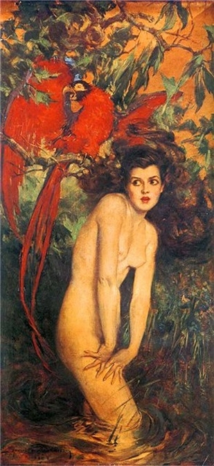 Howard Chandler Christy Mural  for Café des artistes