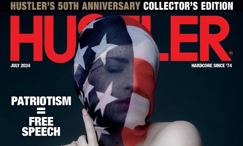 Hustler’s 50th Anniversary Cover