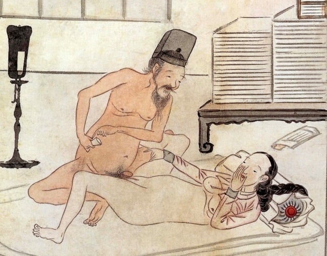 hyewon erotic painting older couple