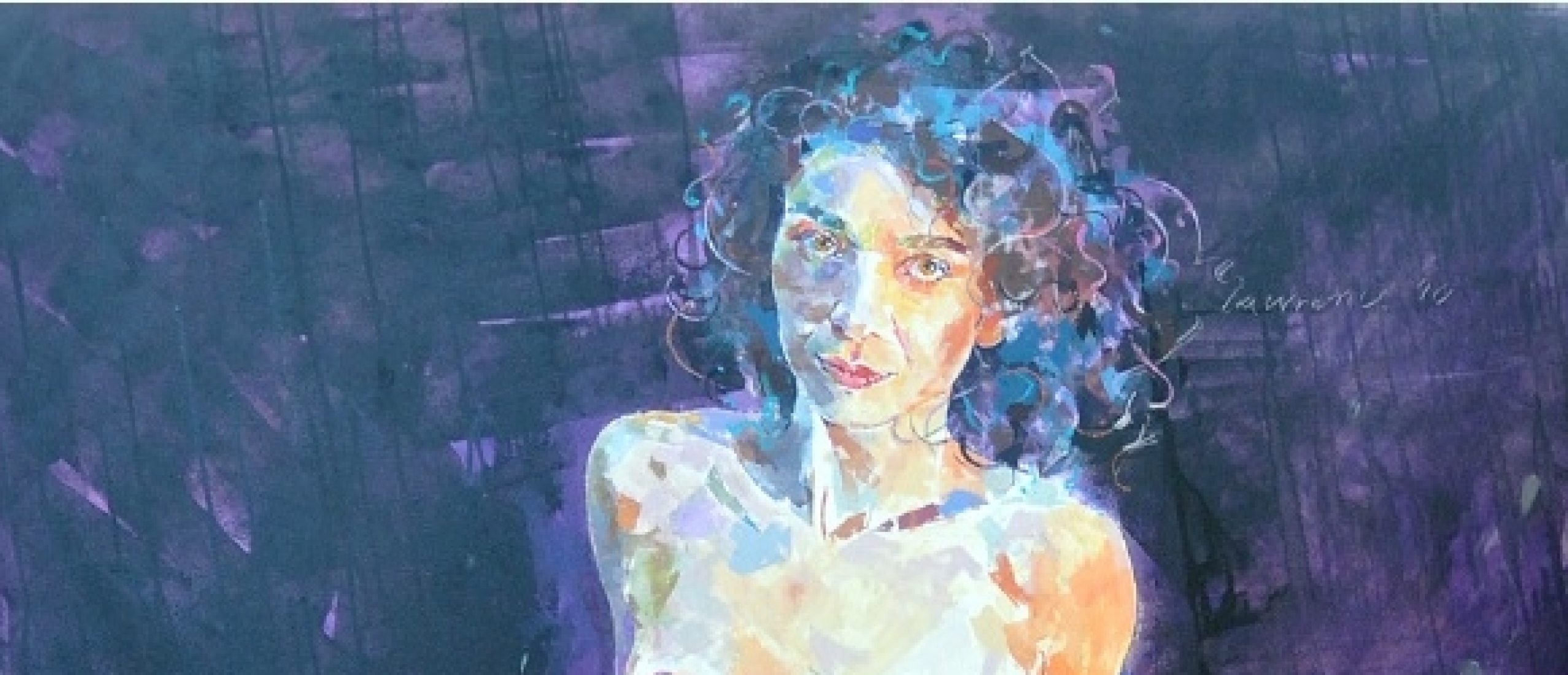 Idoia and Sari, 2008, oil on canvas, 195cm x 130cm