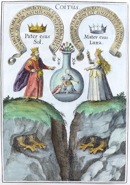 Illustration on Tabula Smaragdina