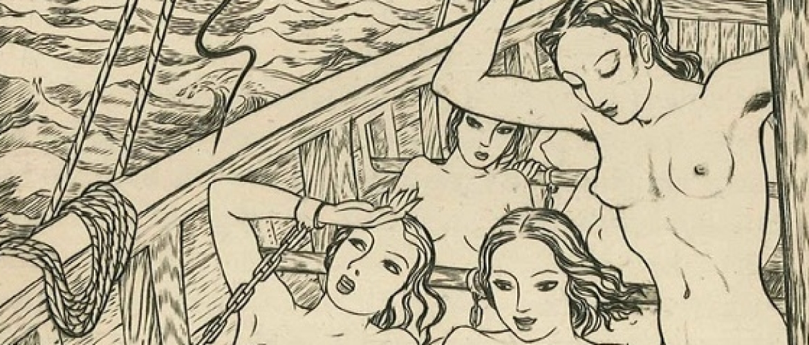 The British Engraver John Buckland Wright and His Sensual Females a la Paul Delvaux