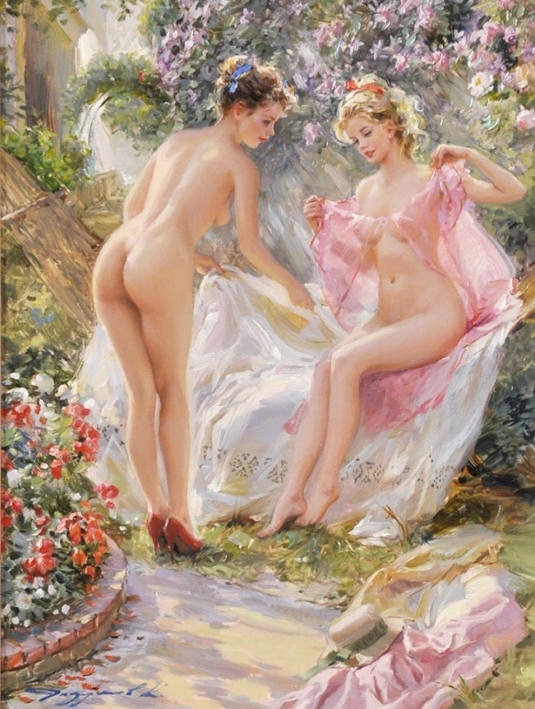 In the Hammock by Konstantin Razumov