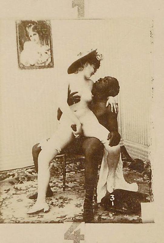 interracial vintage photograph