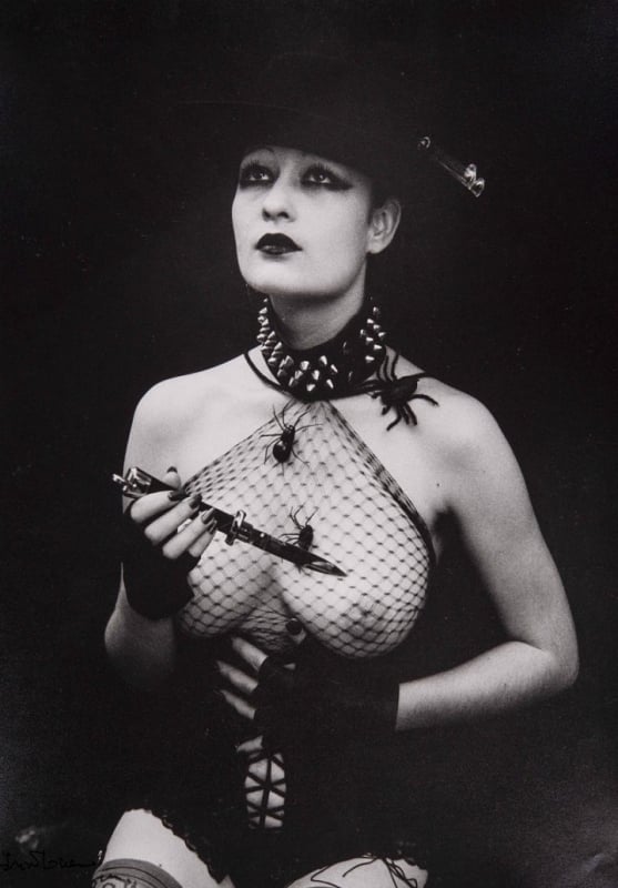 Irina Ionesco Woman with a dagger