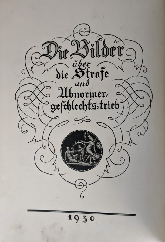 ito seiu  ”Die Bilder über die Strafe und abnormer Geschlechtstrieb” (1930)