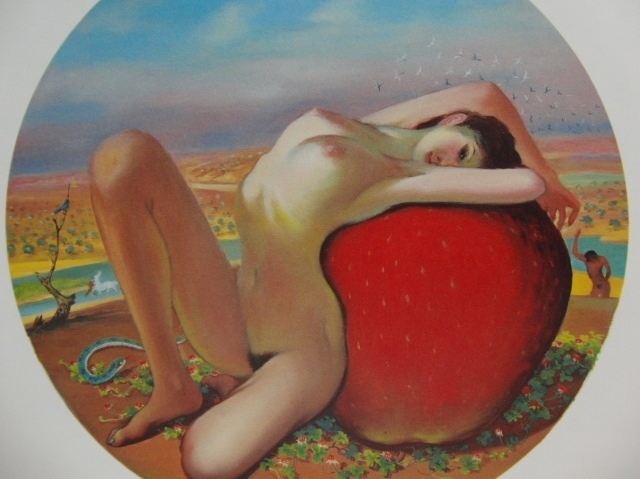 Iwami Furusawa Eve with apple