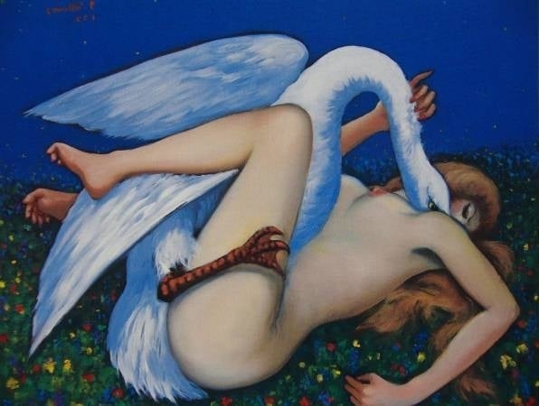 iwamifurusawa Leda and the Swan