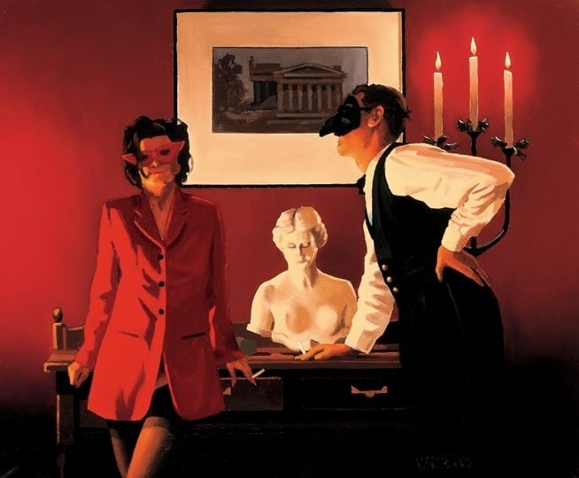 jack vettriano The Sparrow and the Hawk