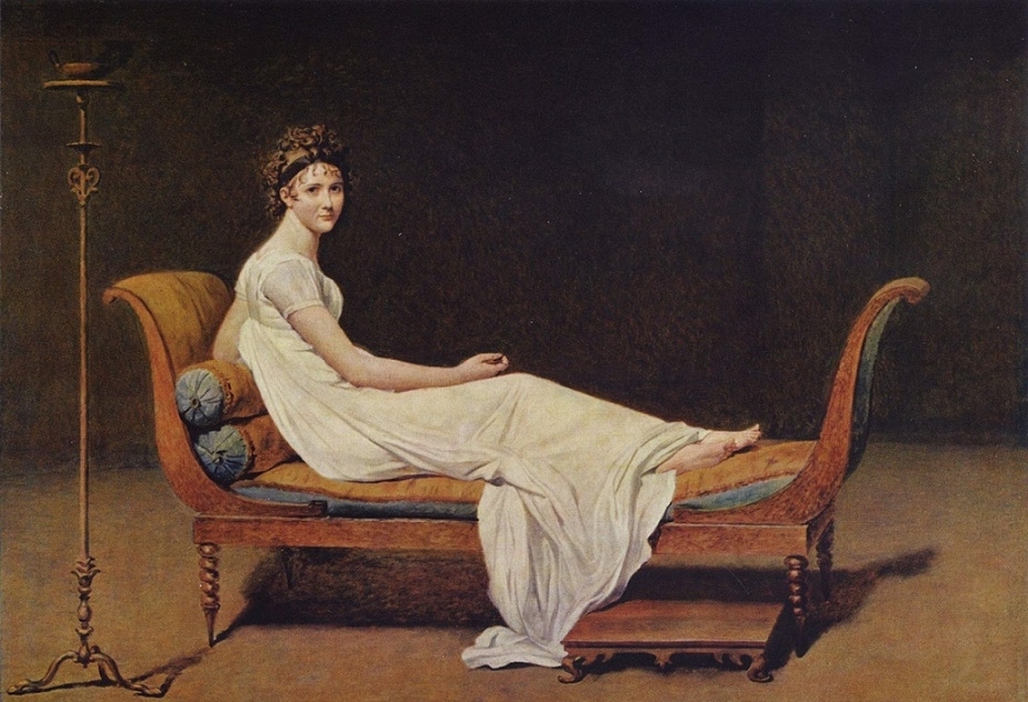 Jacques-Louis David, Portrait of Madame Recamier