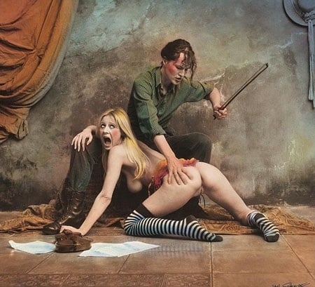 Jan Saudek spanking