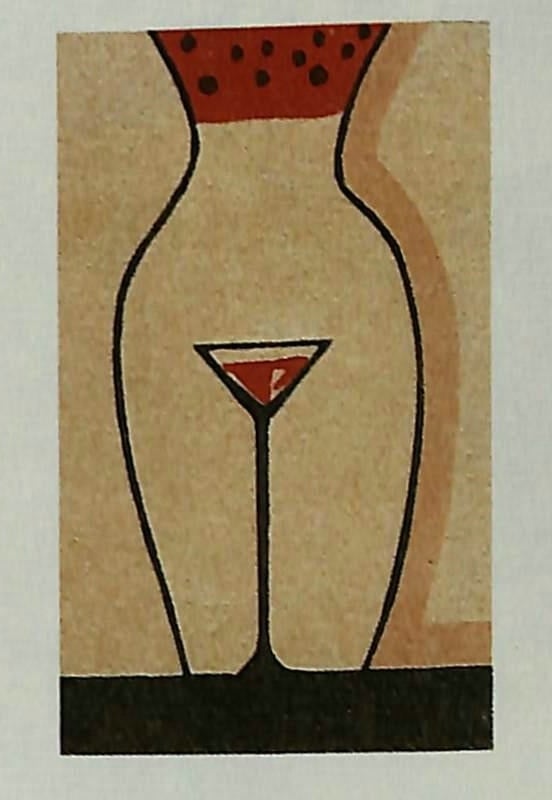 Japanese matchbox labels (cocktail glass) Japanese matchbox labels (cocktail glass)