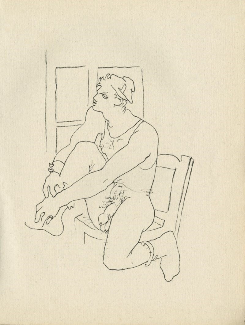 jean cocteau the man in front of the window