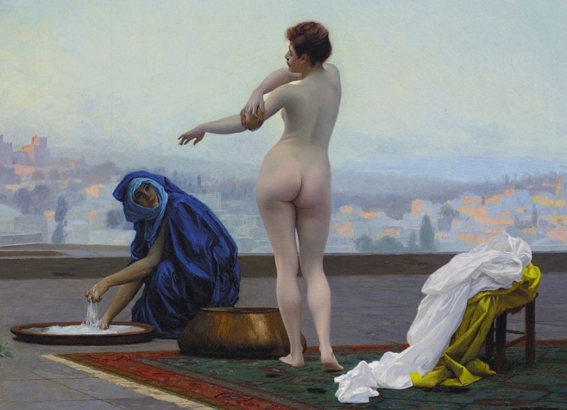 Jean-Léon Gérôme, Bathsheba, 1889 (detail)