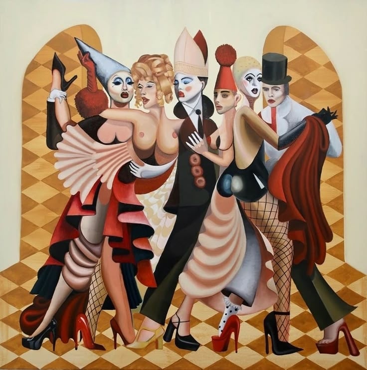 Jean-Pierre Villafañe artwork featured in the exhibition Outside and Aching at ATM Gallery in New York City, 2022