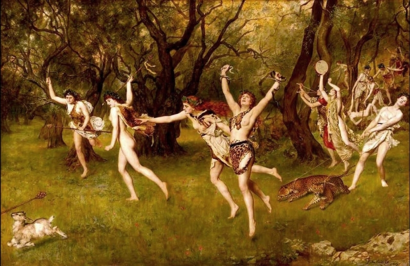 john collier Maenads