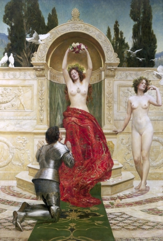 john collier Tannhäuser in Venusberg