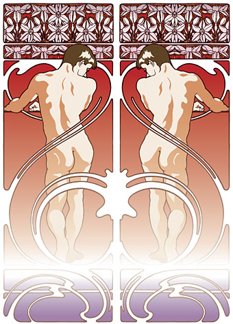 John Coulthard gay art nouveau