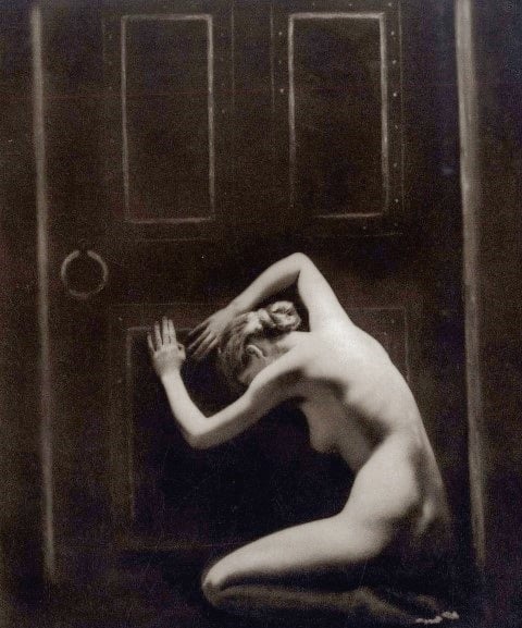 john everard female nude at door