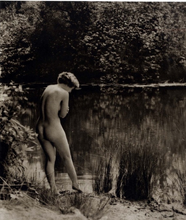 John Everard nude at lake