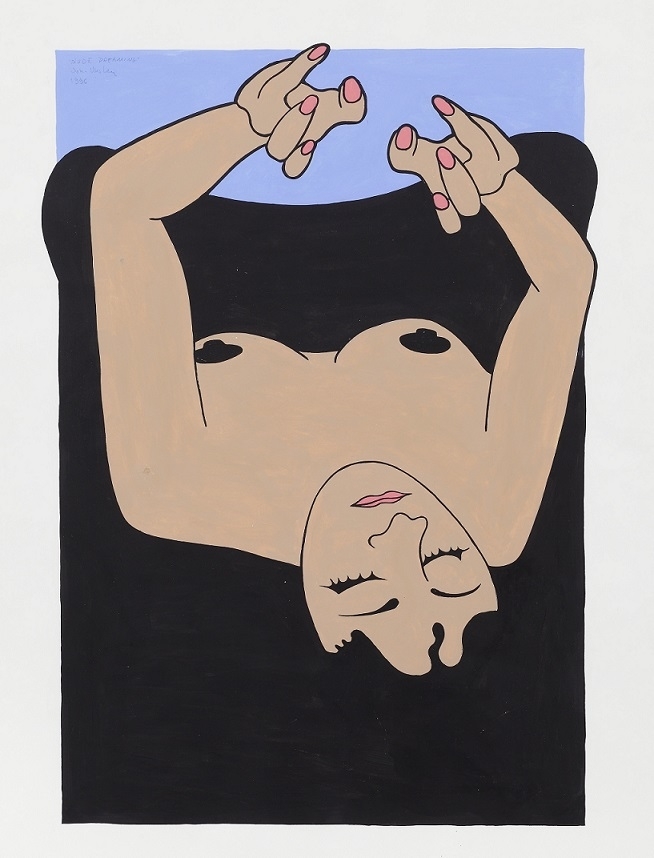 John Wesley Untitled (Woman Dreaming)