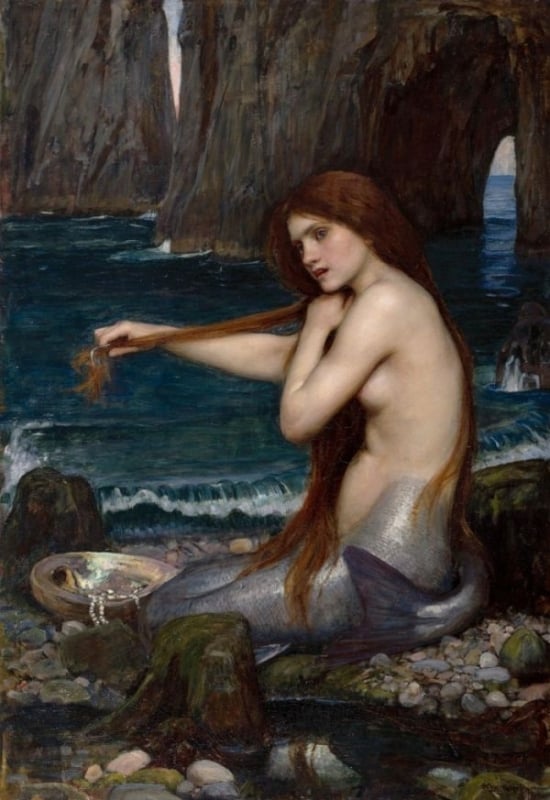 John William Waterhouse, A Mermaid, 1900 John William Waterhouse, A Mermaid, 1900