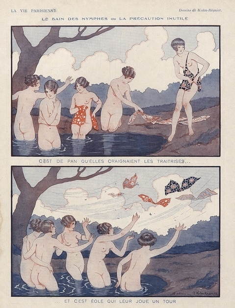Joseph Kuhn-Régnier Bathing Nymphs