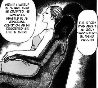Junji Ito’s adaptation of “The Human Chair”