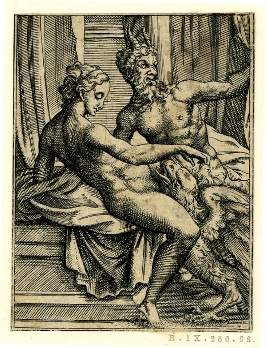 Jupiter with the eagle covering his genitalia