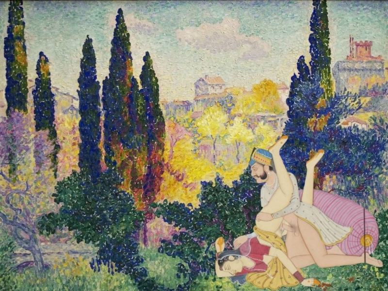 Kama Sutra in the Cypresses.