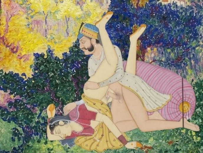 Kama Sutra in the Cypresses. (detail)