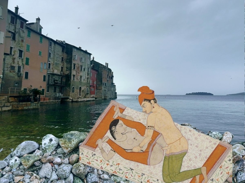 Kama Sutra on a Pebble Shore