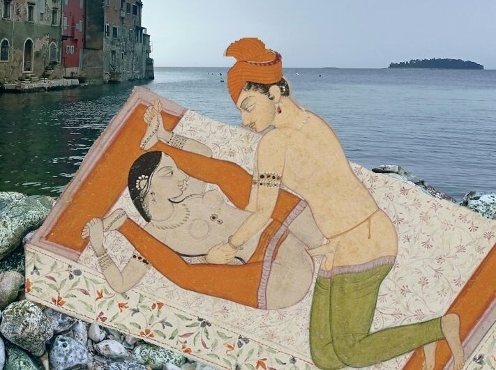 Kama Sutra on a Pebble Shore (detail)