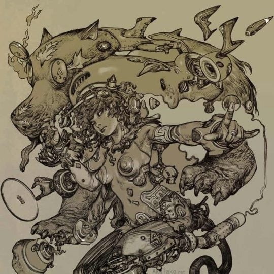 Katsuya Terada manga art