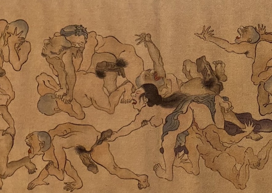 Kawanabe Kyosai erotic painting